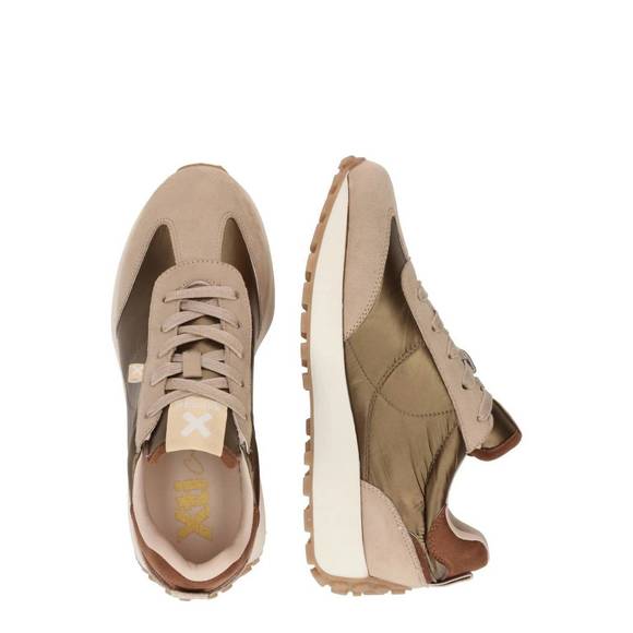 NEW XTI women's lace-up sneakers in gold - Picture 2 of 3